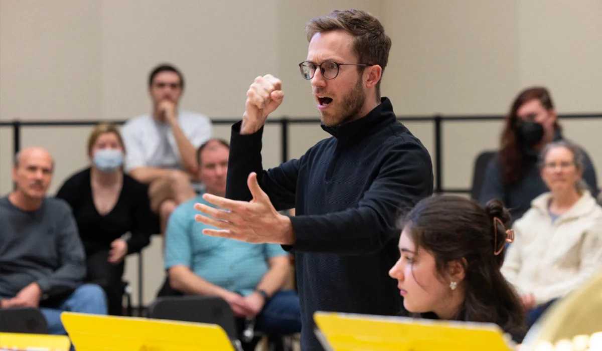 2024 master class with Brandon Ridenour of the American Brass Quintet